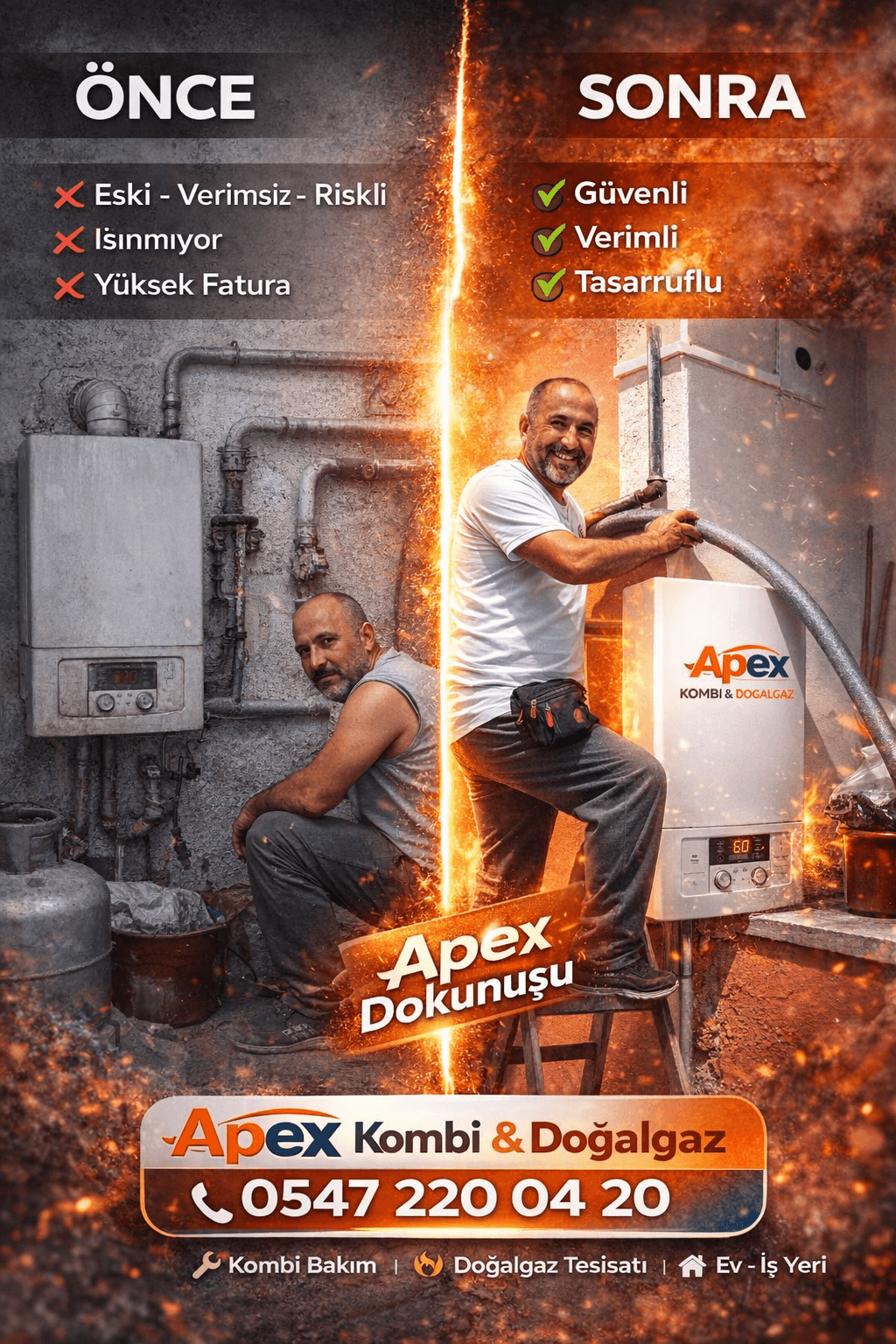 ankara kombi değişim merkezi